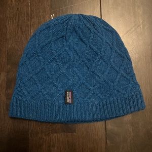 Patagonia honeycomb knit wool beanie